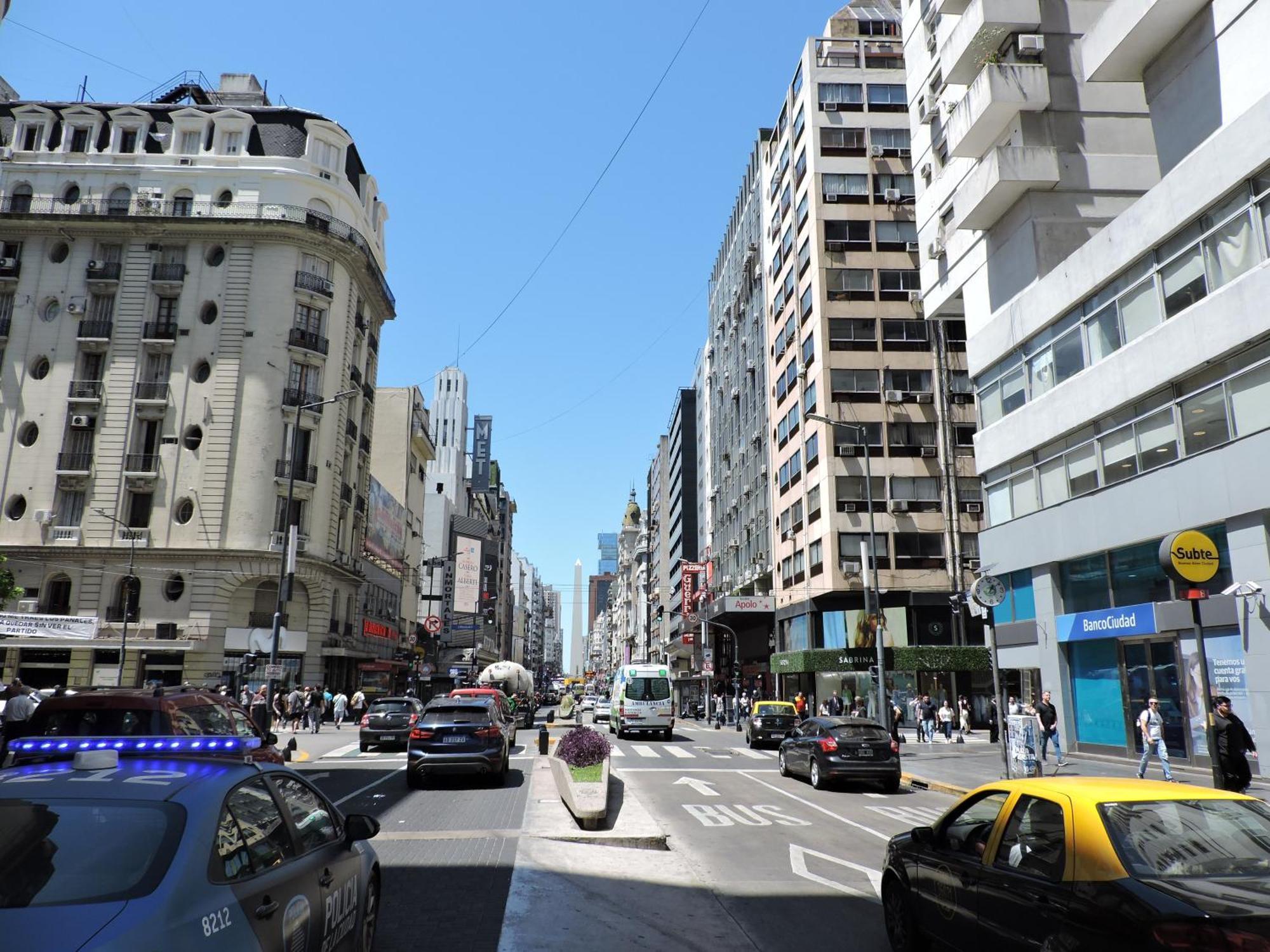 4 Ventanales Sobre La Avenida Corrientes Lejlighed Buenos Aires Eksteriør billede